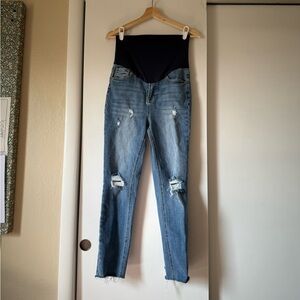 Pinkblush High Rise Blue Distressed Jeans